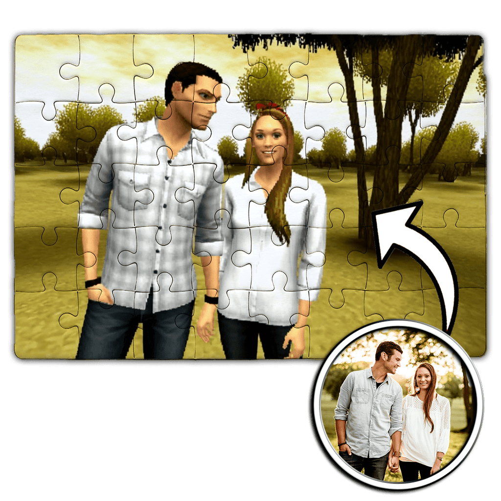 Personalizované puzzle s vaší fotografií převedenou do grafiky ve stylu PS2