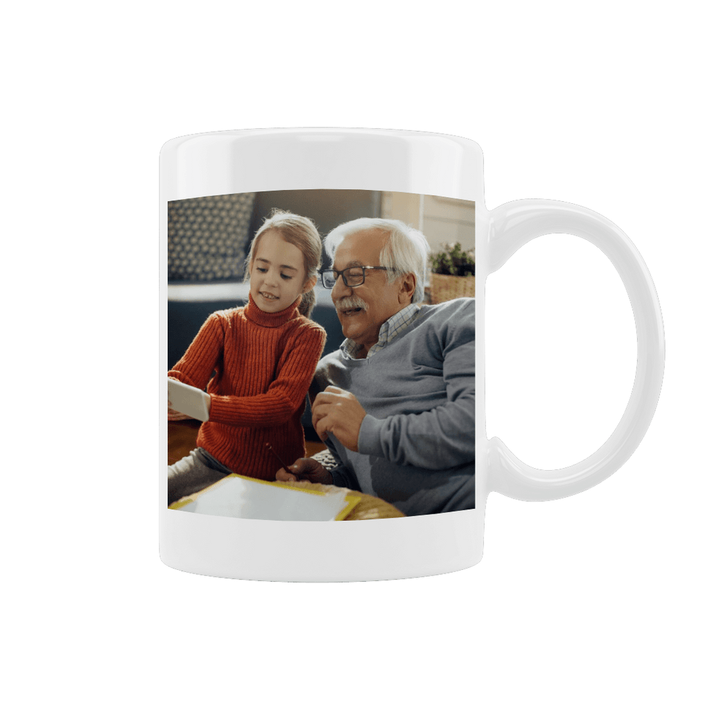 Hrnek s fotografií ke Dni prarodičů - Mejkmi - Personalizované dárky pro vaše blízké!