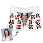 Śmieszne personalizowane bokserki z własnym nadrukiem/zdjęciem twarzy na prezent 17 - Mejkmi - Personalizowane Prezenty Dla Twoich Bliskich!