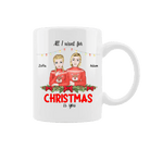 Personalizowany Kubek - All I Want for christmas is you - Mejkmi - Personalizowane Prezenty Dla Twoich Bliskich!