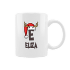 Personalizowany Kubek -Świąteczna literka i imię - Mejkmi - Personalizowane Prezenty Dla Twoich Bliskich!