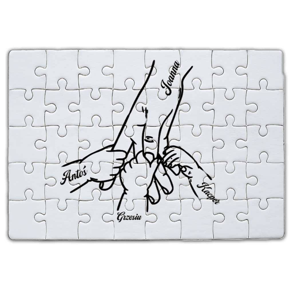 Personalizované puzzle - Rodinná pouta jako dárek pro rodiče
