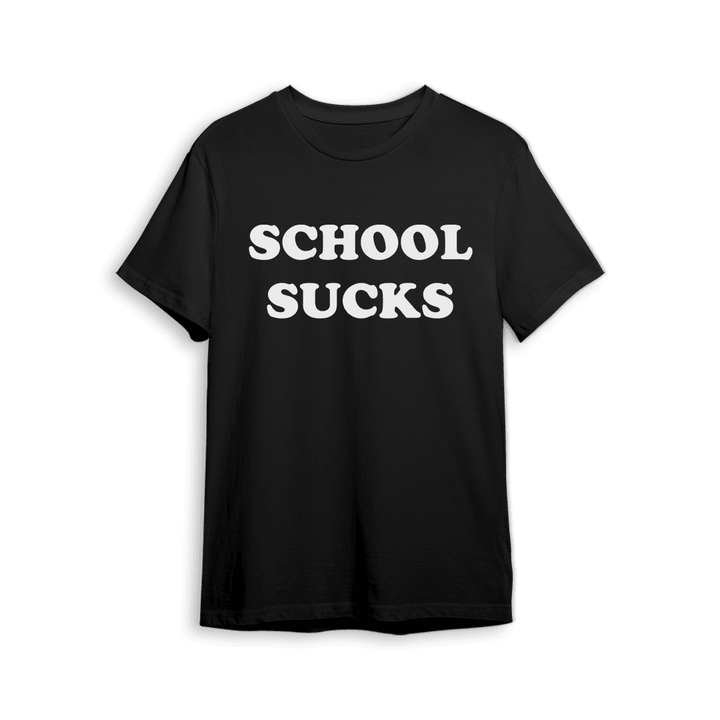 Koszulka SCHOOL SUCKS - Mejkmi - Personalizowane Prezenty Dla Twoich Bliskich!
