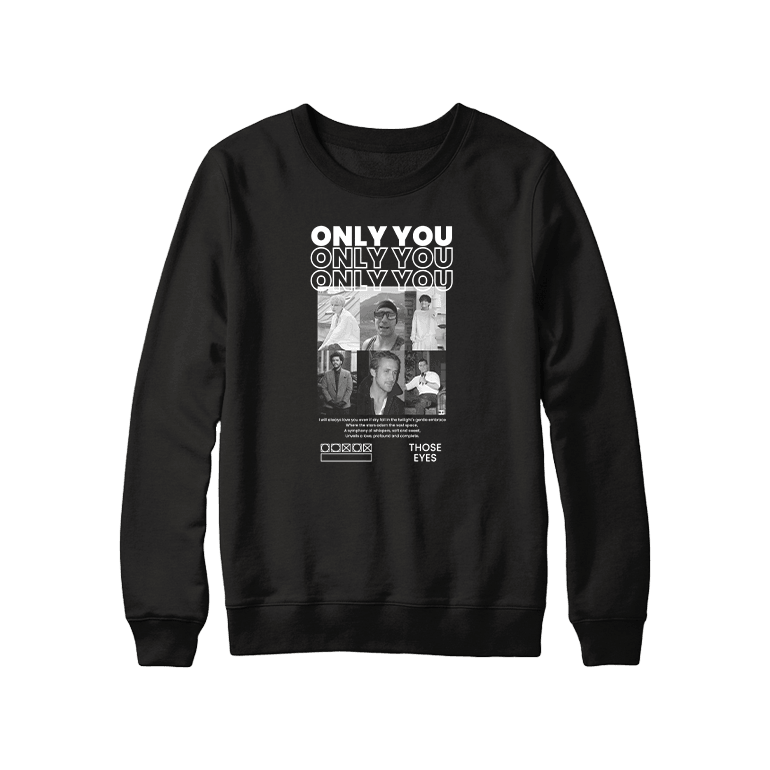 Personalizowana bluza na walentynki - ONLY YOU - Mejkmi - Personalizowane Prezenty Dla Twoich Bliskich!