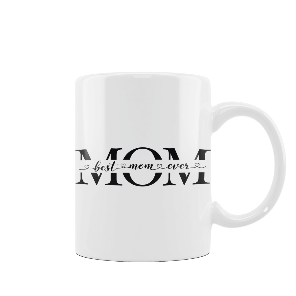 Hrnek s nápisem Best Mom Ever pro dárek ke Dni matek pro maminku -. Mejkmi - Personalizované dárky pro vaše blízké!