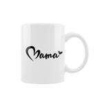 Kubek z Napisem "Mama - z Serduszkiem" - Mejkmi - Personalizowane Prezenty Dla Twoich Bliskich!