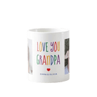 Personalizowany Kubek - LOVE YOU GRANDPA z Twoim zdjęciem na prezent - Mejkmi - Personalizowane Prezenty Dla Twoich Bliskich!