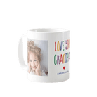 Personalizowany Kubek - LOVE YOU GRANDPA z Twoim zdjęciem na prezent - Mejkmi - Personalizowane Prezenty Dla Twoich Bliskich!