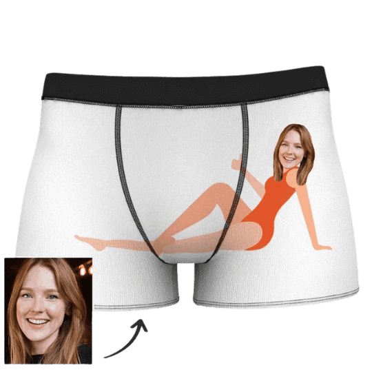 Śmieszne personalizowane bokserki z własnym nadrukiem/zdjęciem twarzy na prezent 4 - Mejkmi - Personalizowane Prezenty Dla Twoich Bliskich!